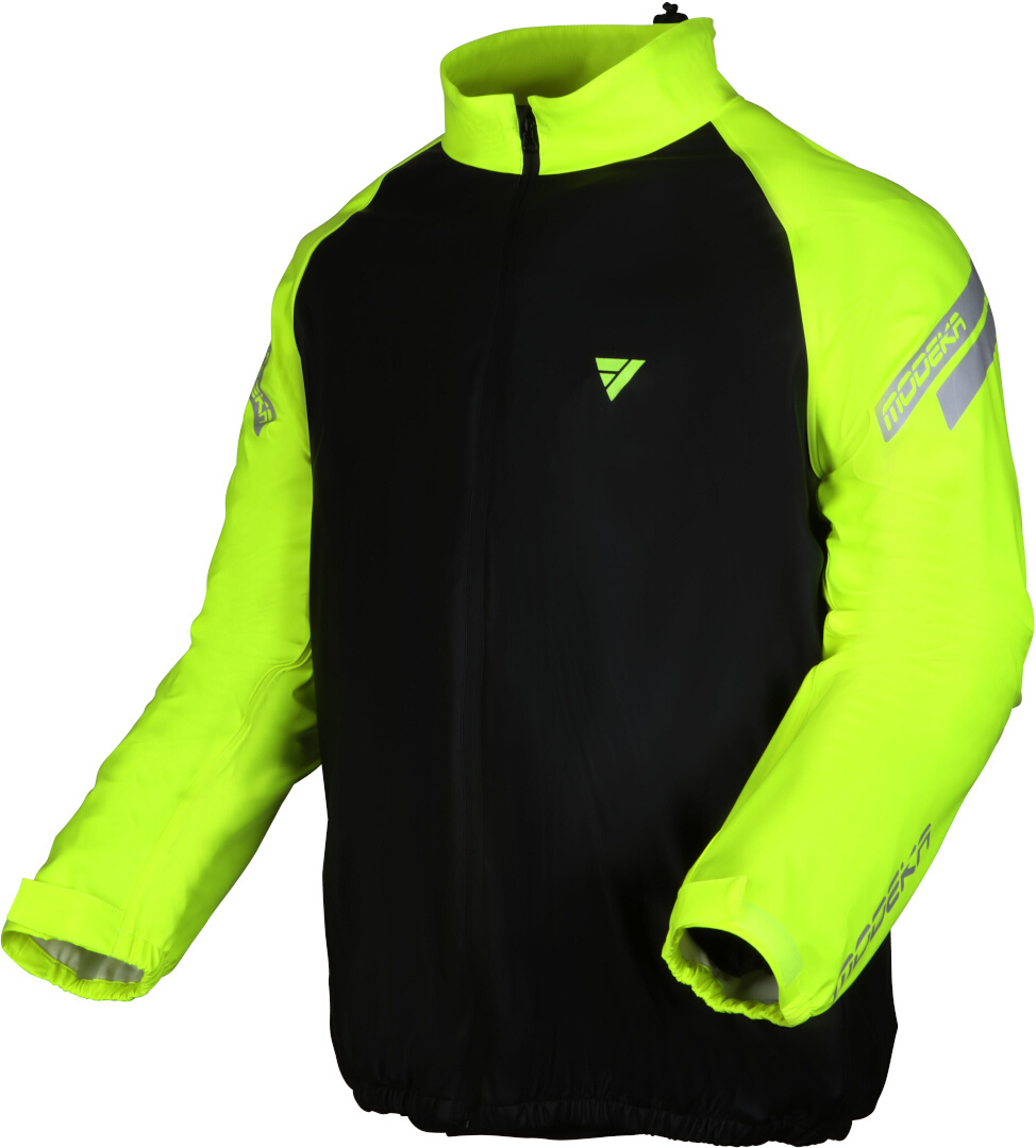 Modeka Flex Dry Motorcycle Rain Jacket black/yellow XL Figure 1