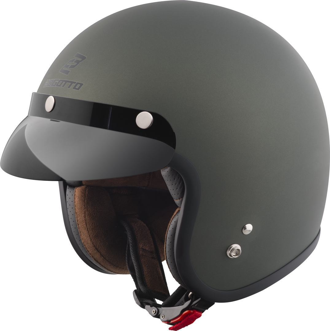 Bogotto H541 Solid Jet Helm Green Matt S Figuur 6