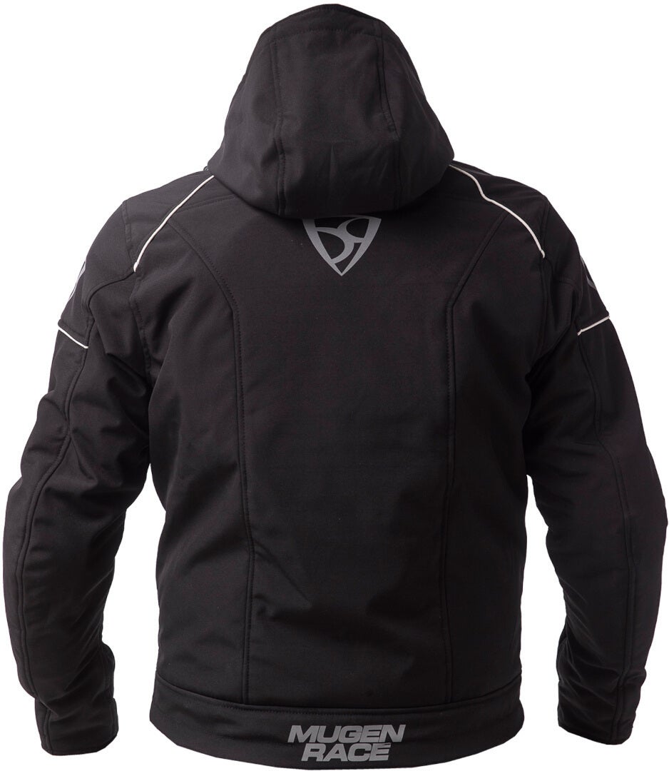 MUGENRACE Srippy waterproof Softshell Jacket black/grey 4XL Figure 3