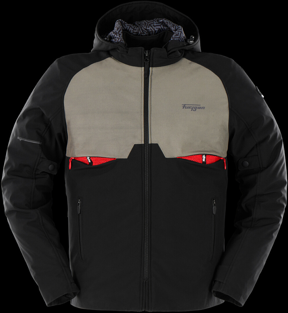 Furygan Addax Jachetă textilă impermeabilă pentru motociclete Khaki/Negru L Figura 10