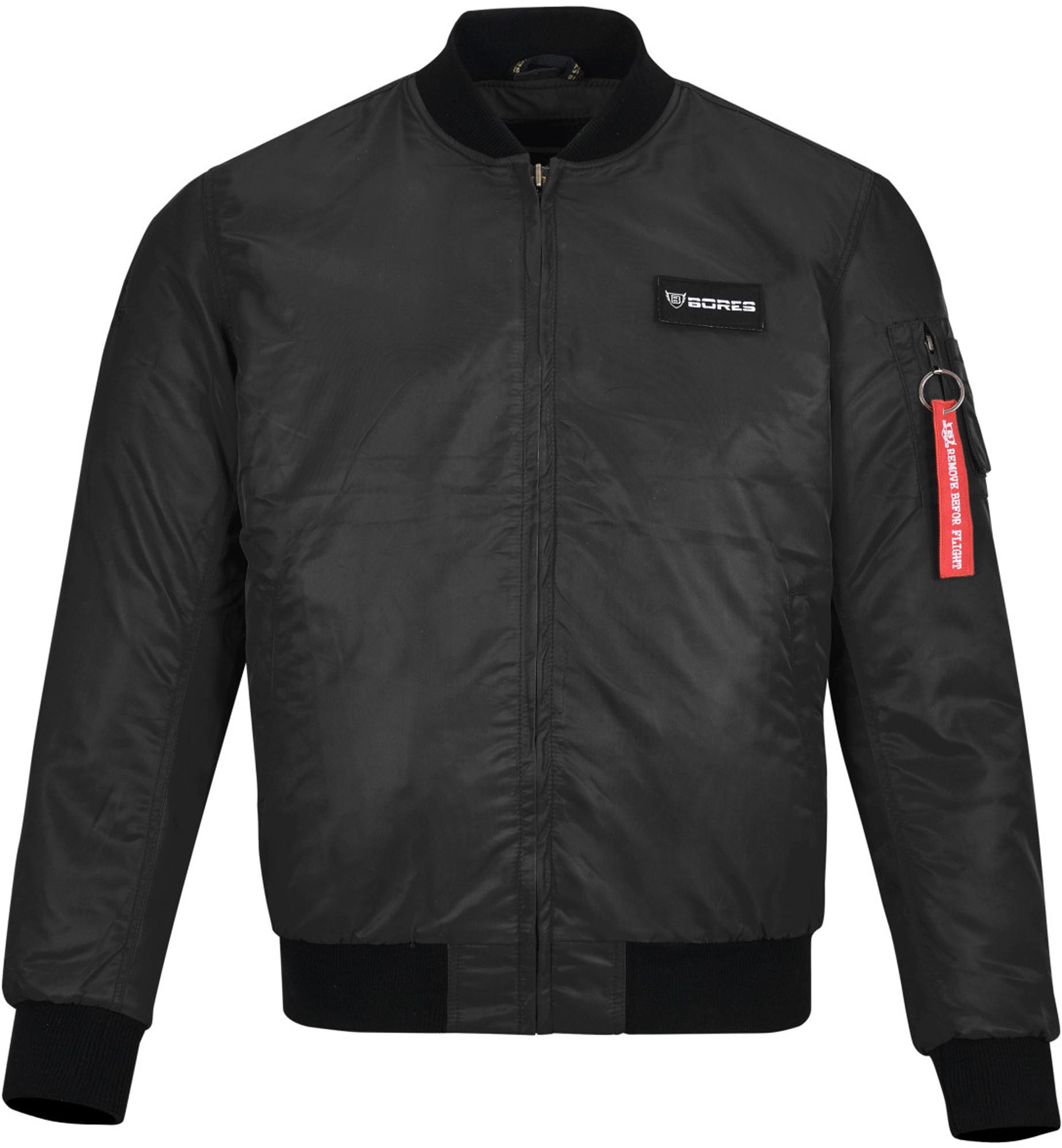 Bores Bomber Ladies Motorcycle Textile Jacket black S Figure 1