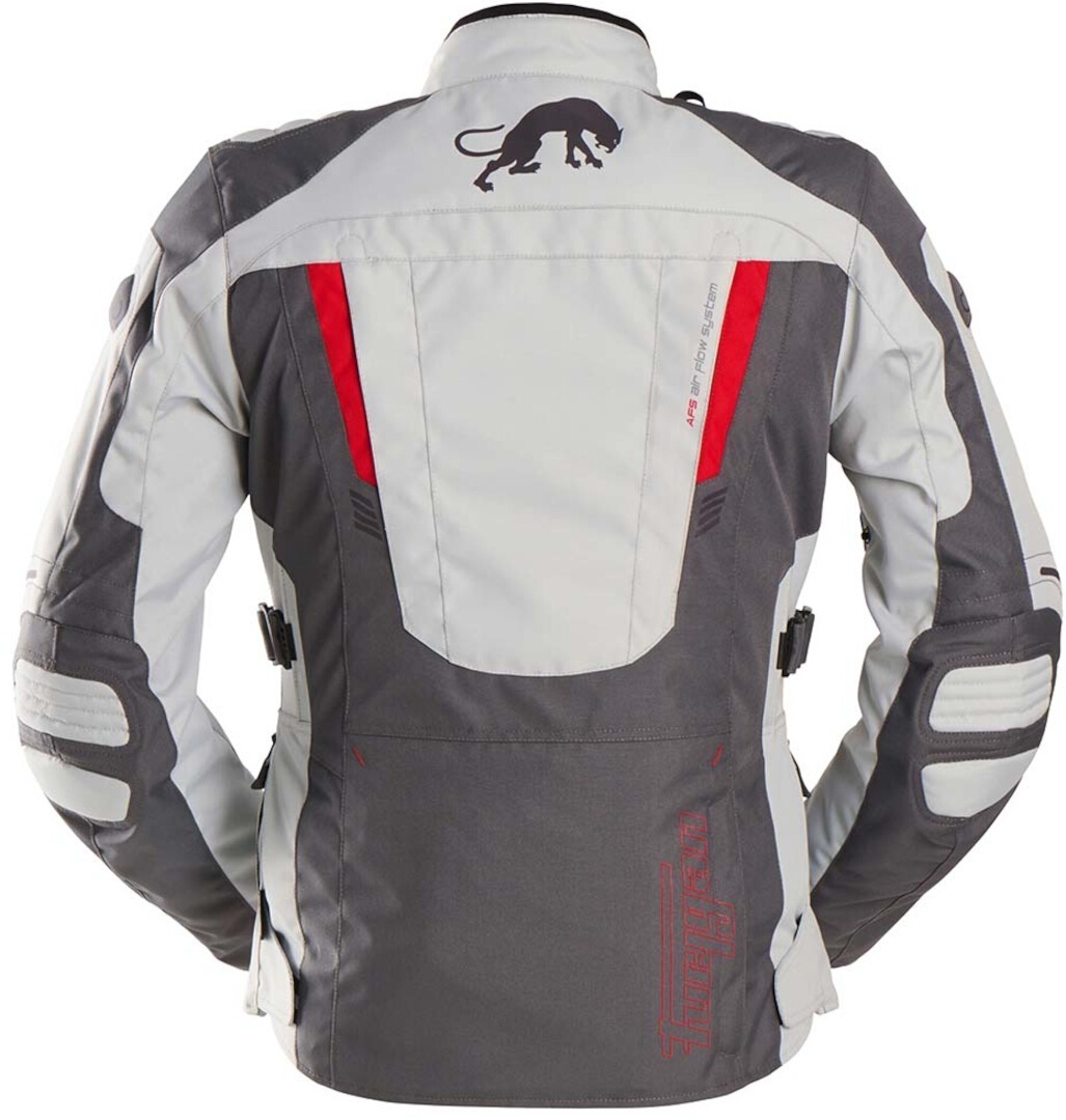 Furygan Apalaches Evo Jachetă textilă pentru motociclete pentru doamne gri/alb/roșu 3XL Figura 3