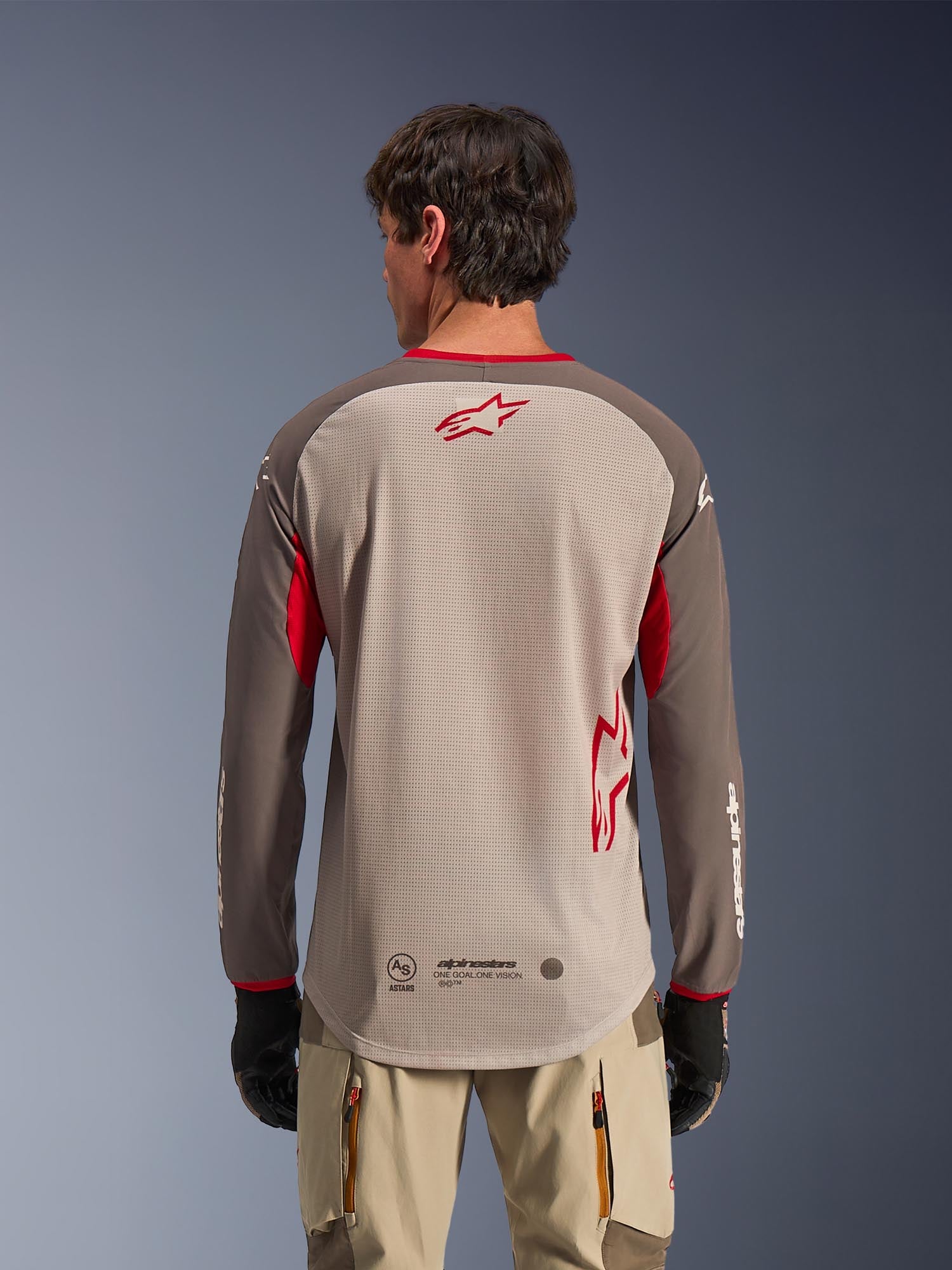 Alpinestars Maxdura Dual Motocross Jersey grey/brown 3XL Figure 5