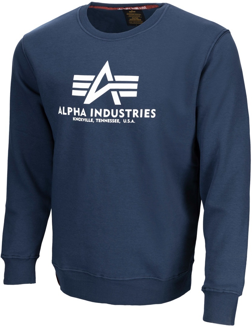 Alpha Industries Basic Sweatshirt blauw XXL Figuur 1