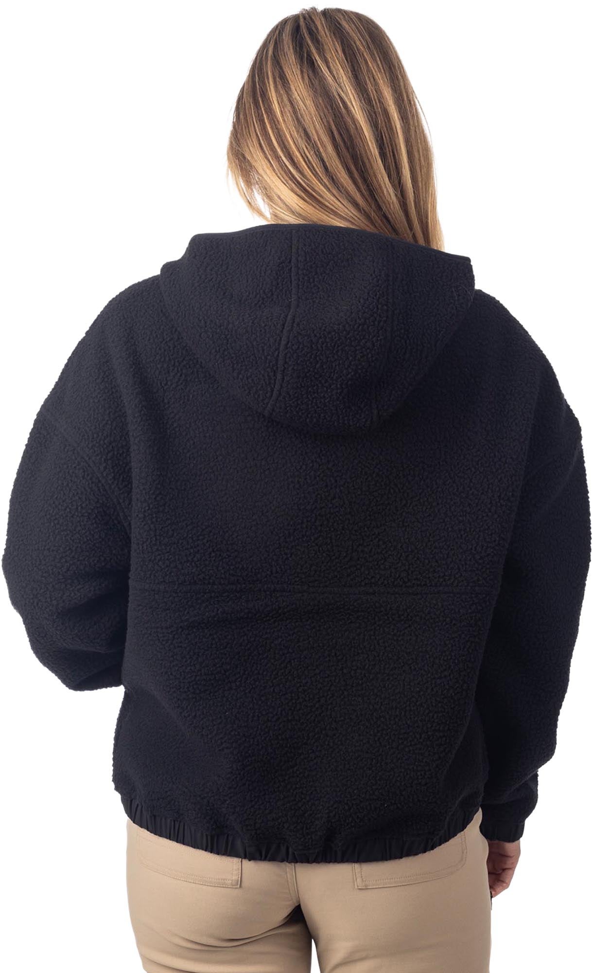 Side view of Klim Sira High Pile Ladies Fleece Hoodie