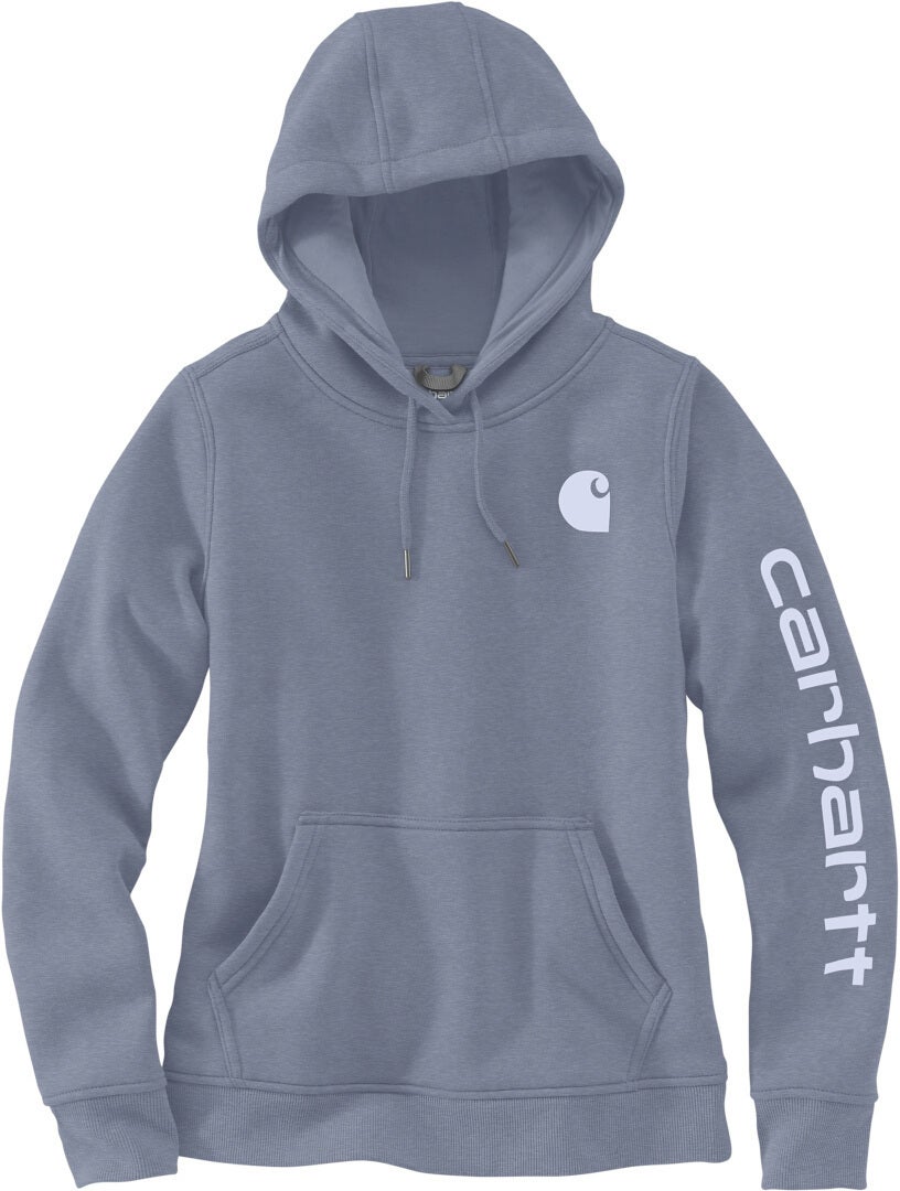 Carhartt Clarksburg Logo Hettegenser for damer blå/grå XL Figur 1