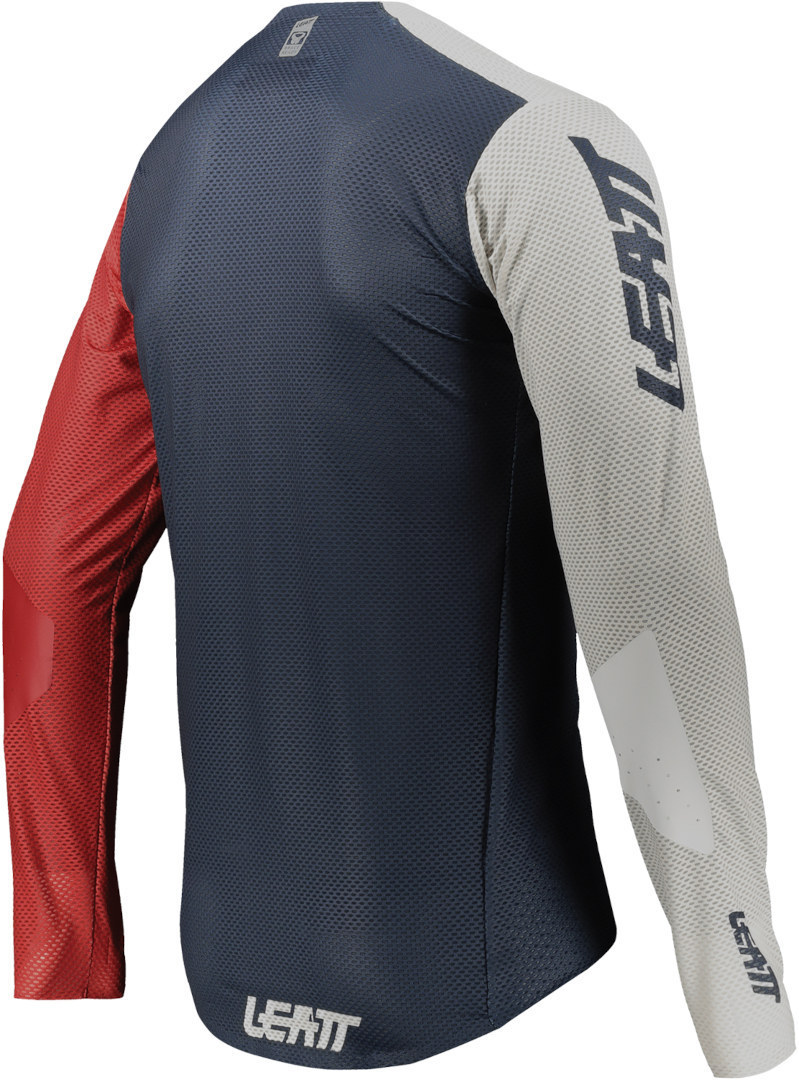 Leatt MTB Gravity 4.0 Kinderfiets Jersey blauw/wit M Figuur 4