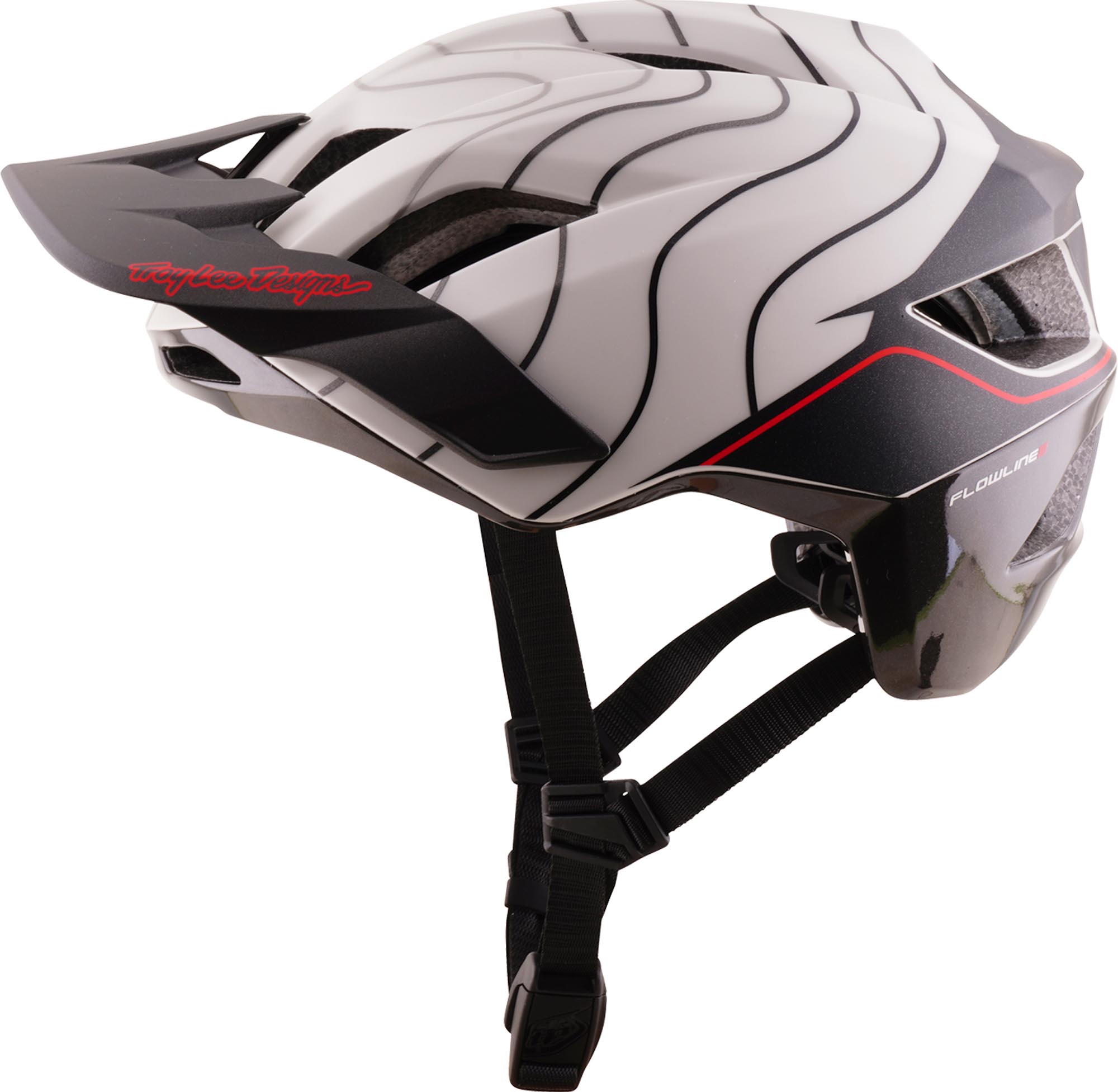 Troy Lee Designs Flowline SE MIPS Dipped Biciklistička kaciga bijelo/crno M-L (57/59) Slika 7