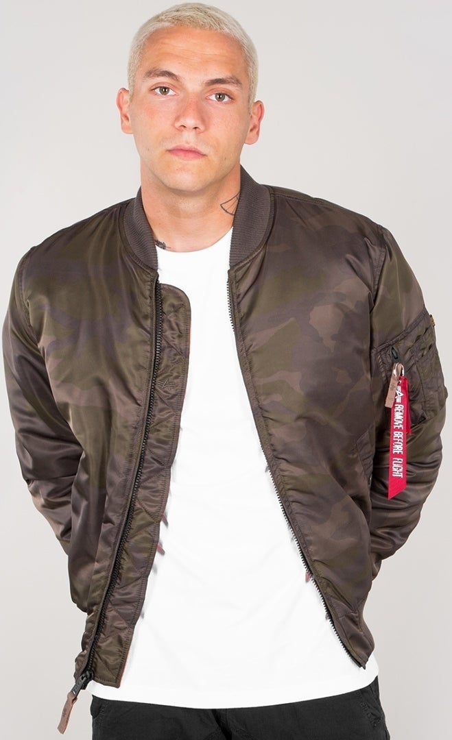 Alpha Industries MA-1 VF 59 Giacca Mimetismo Scuro L Figura 1