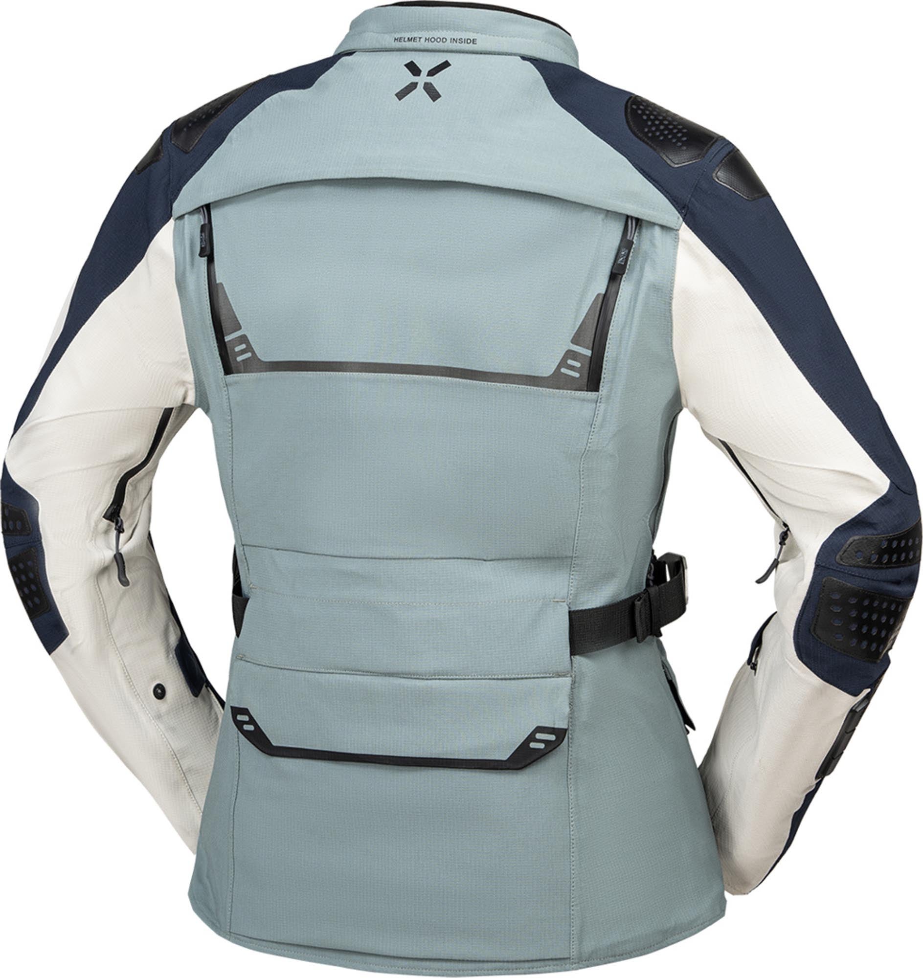 IXS Tourster STX 2.0 waterproof Ladies Motorcycle Textile Jacket dark blue/grey S Figure 2