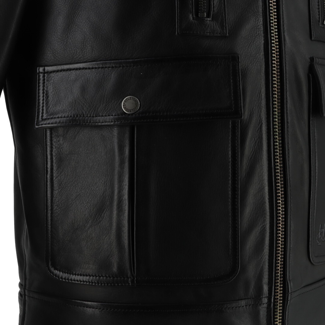 Helstons Downtown Motorrad Lederjacke schwarz M Abbildung 6