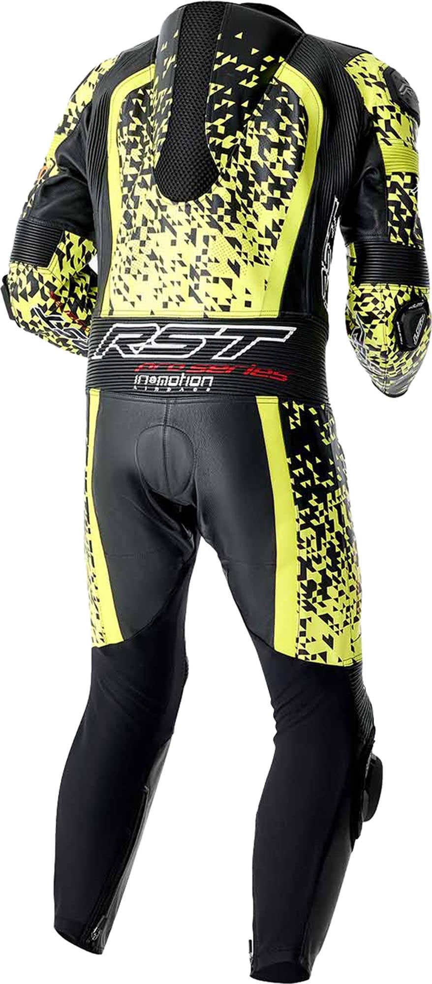RST Pro Series D3O Airbag perforated 1-Piece Motorcycle Leather Suit fluo-yellow/black/neon-yellow 50 Figure 2