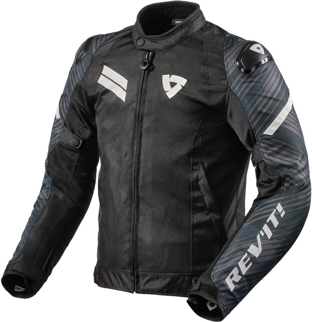Revit Apex Air H2O Jachetă textilă pentru motociclete alb/negru S Figura 1