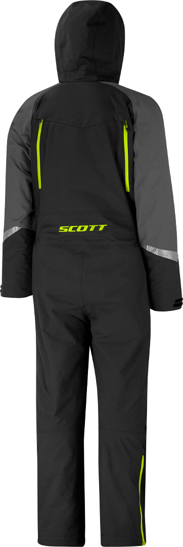 SCOTT DS Shell Dryo One Piece Costumul de snowmobil One Piece negru/galben XS Figura 2