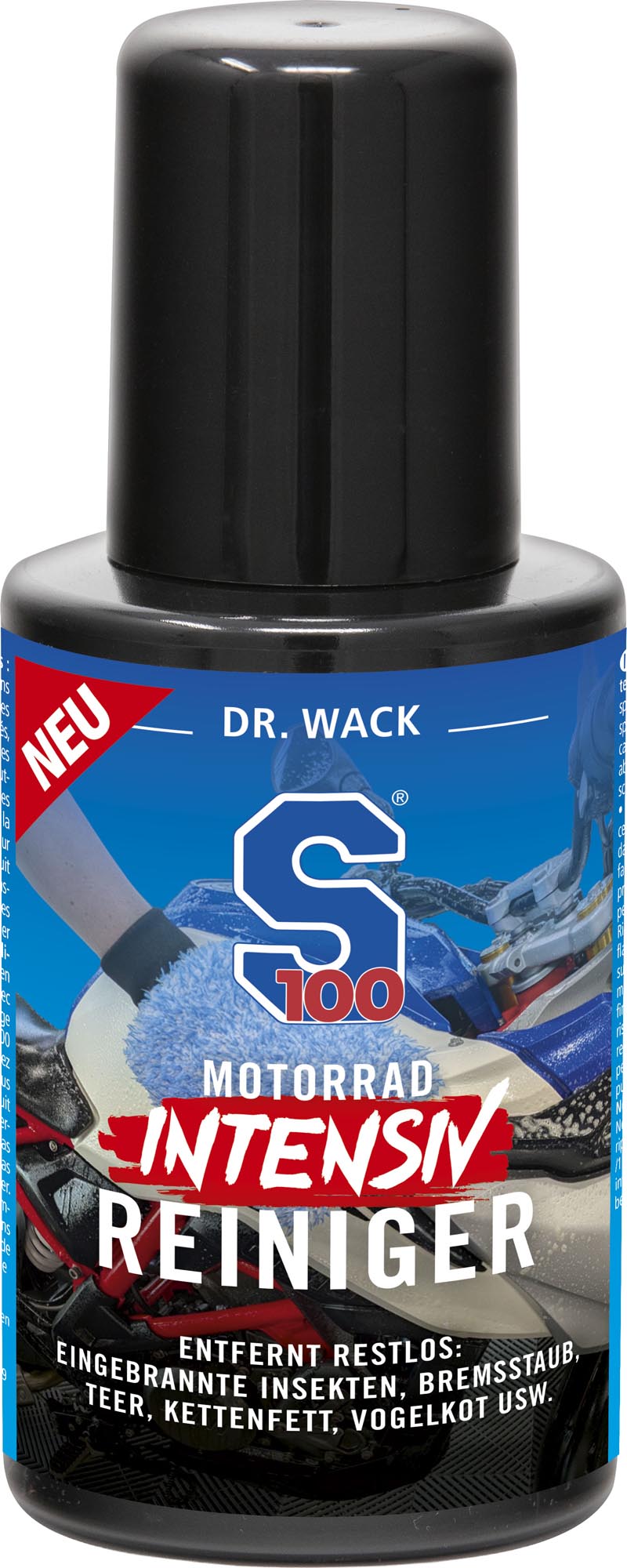 S100 Curățător intensiv pentru motociclete 250ml Figura 1