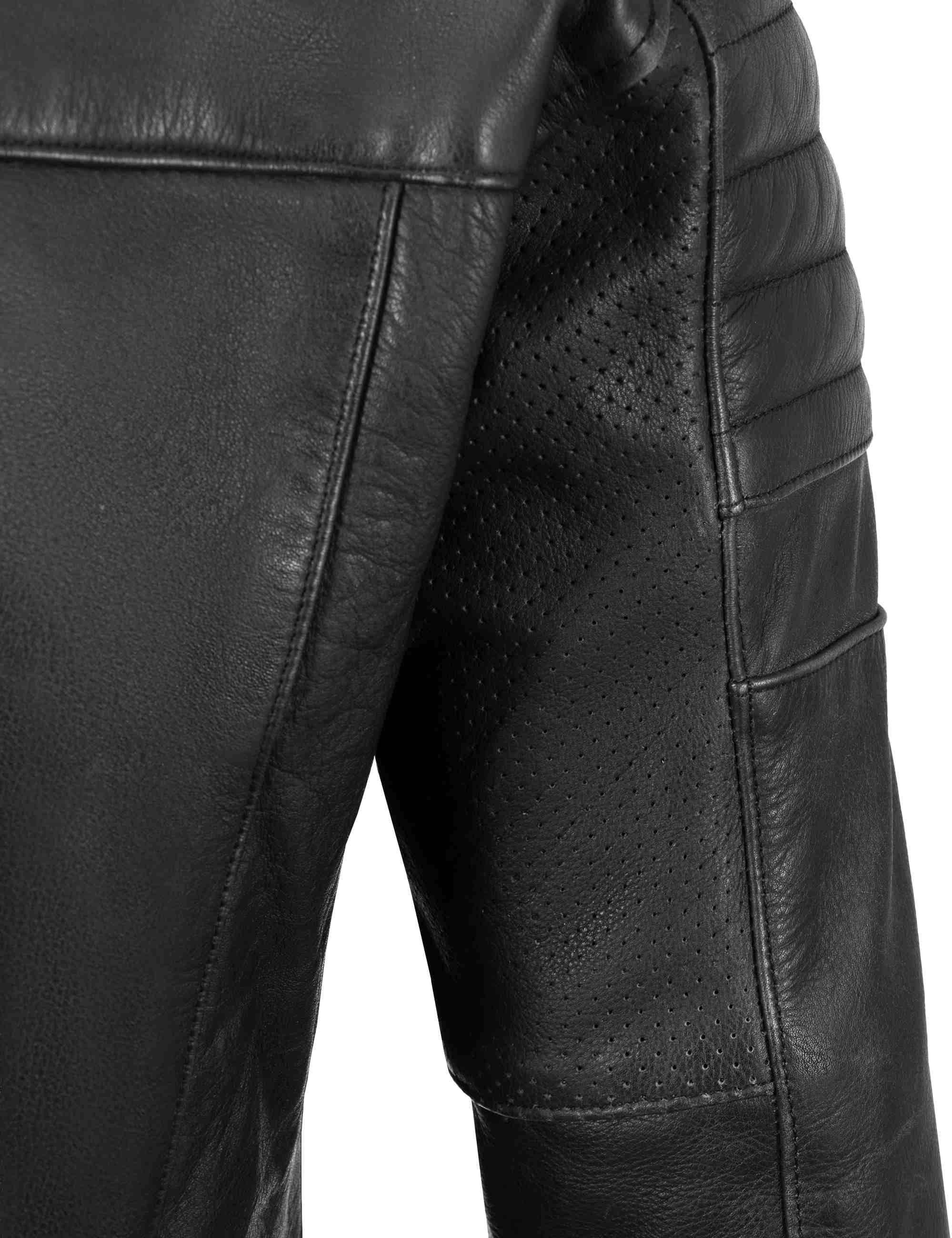 Seca Wanted II waterproof Motorcycle Leather Jacket black 60 Figure 5