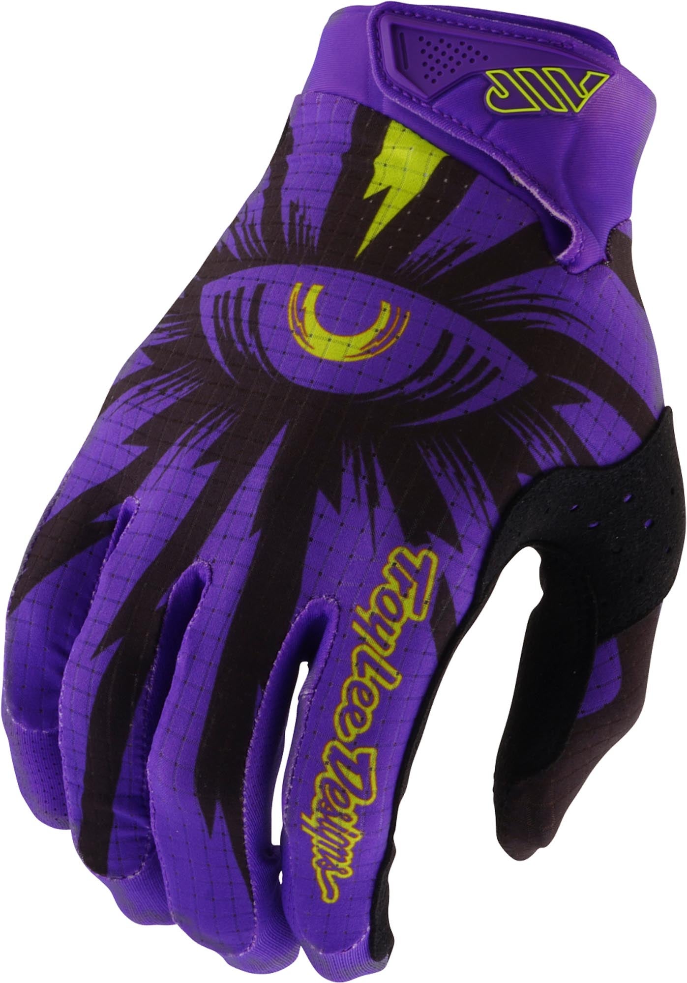 Troy Lee Designs Air Cyclops Neon Motocrosshandsker lilla XL Figur 1