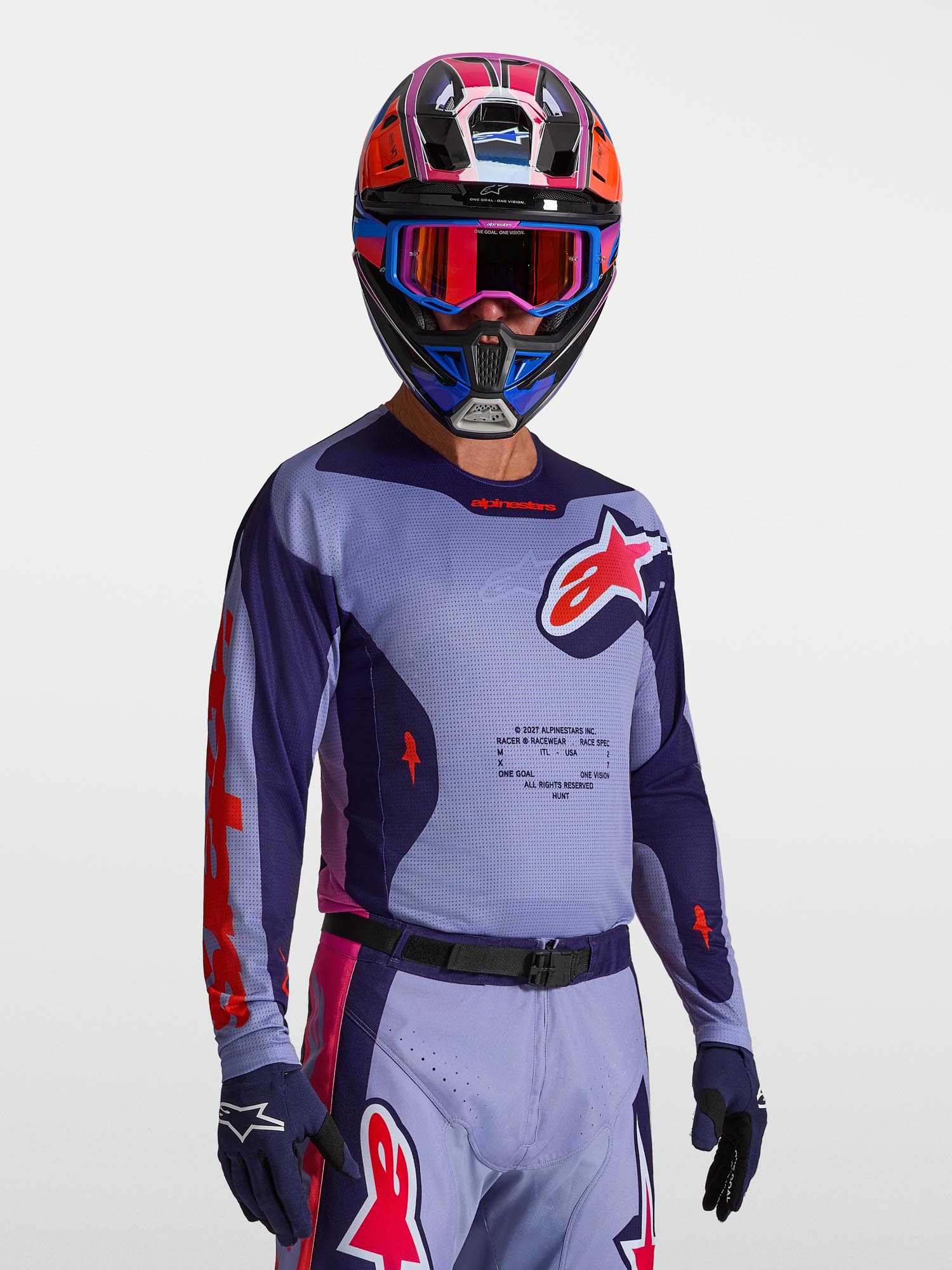Alpinestars Racer Air Hunt Motocrosstrøje L Figur 4