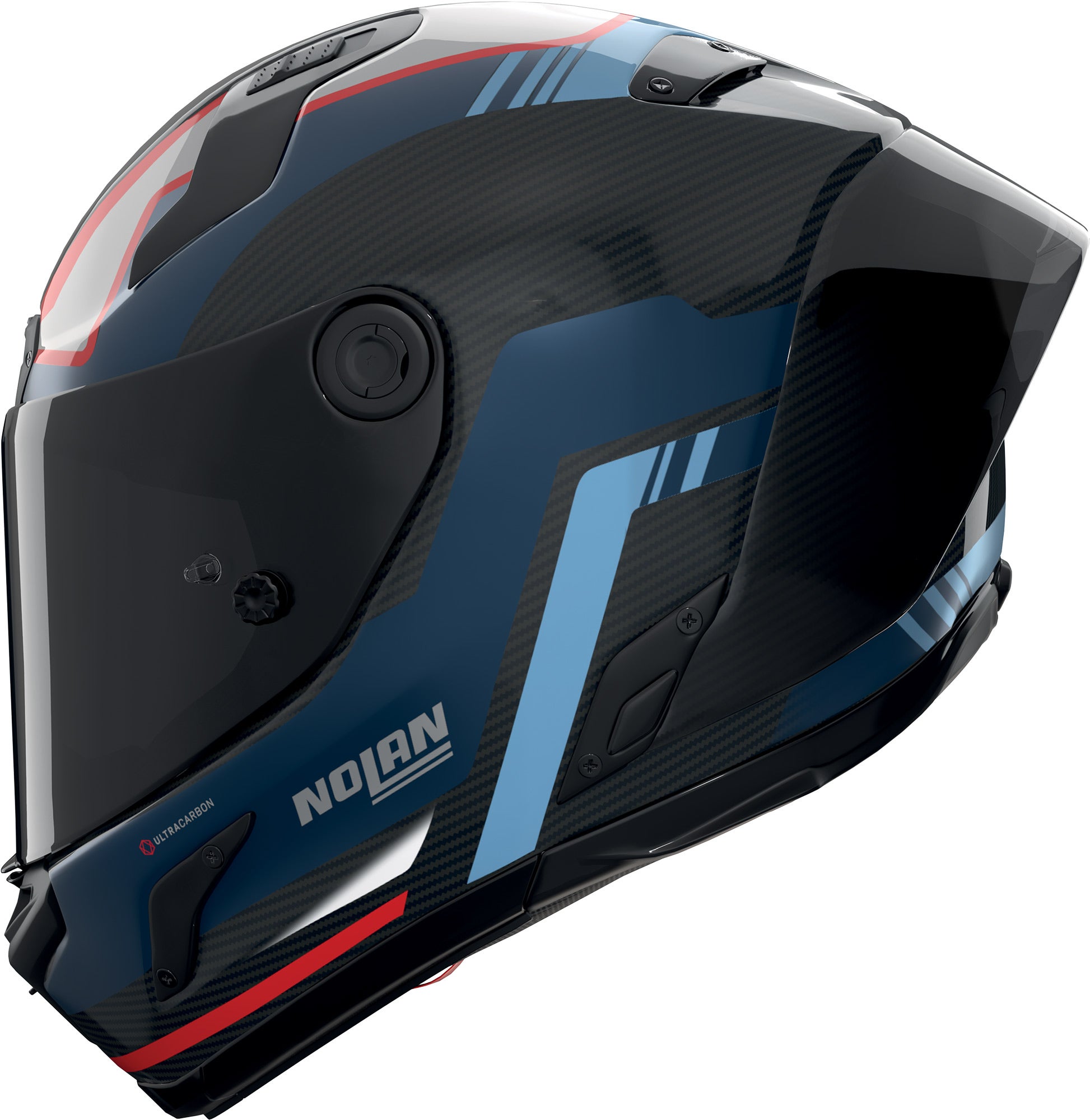 Nolan X-804 RS Ultra Carbon Piega Hełm niebieski/czerwony XXS (54) Rysunek 2