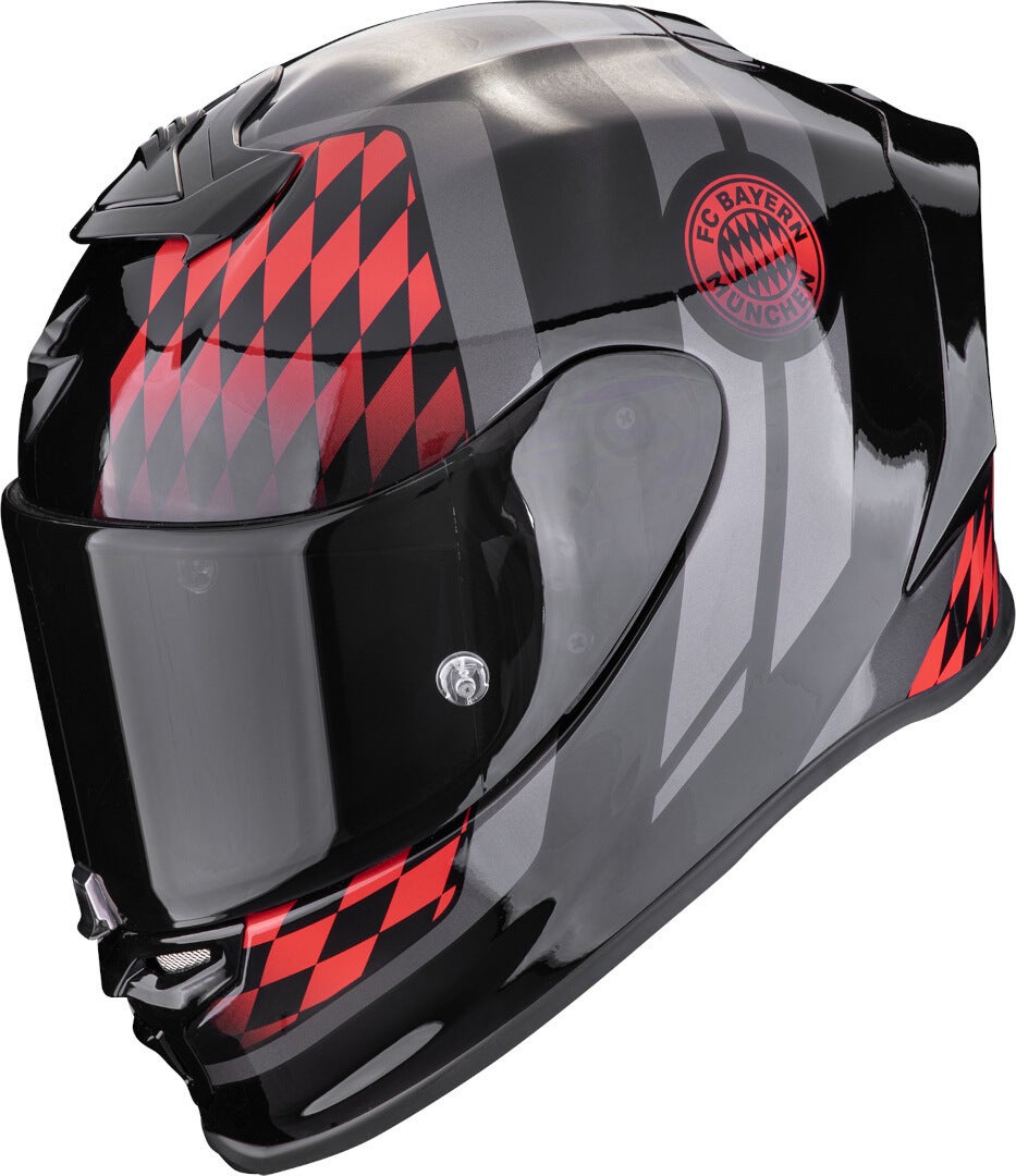 Scorpion Exo-R1 Evo Air FC Bayern Casque Noir/Gris/Rouge XXL (63/64) Figure 1