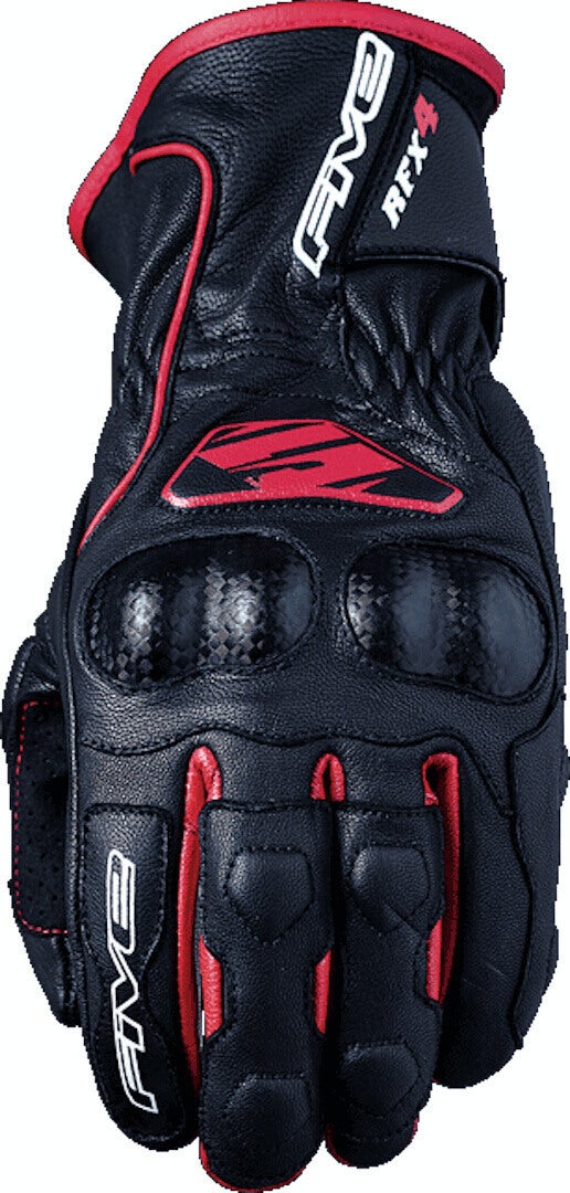 Five RFX 4 Motorcycle Gloves red L Figure 1