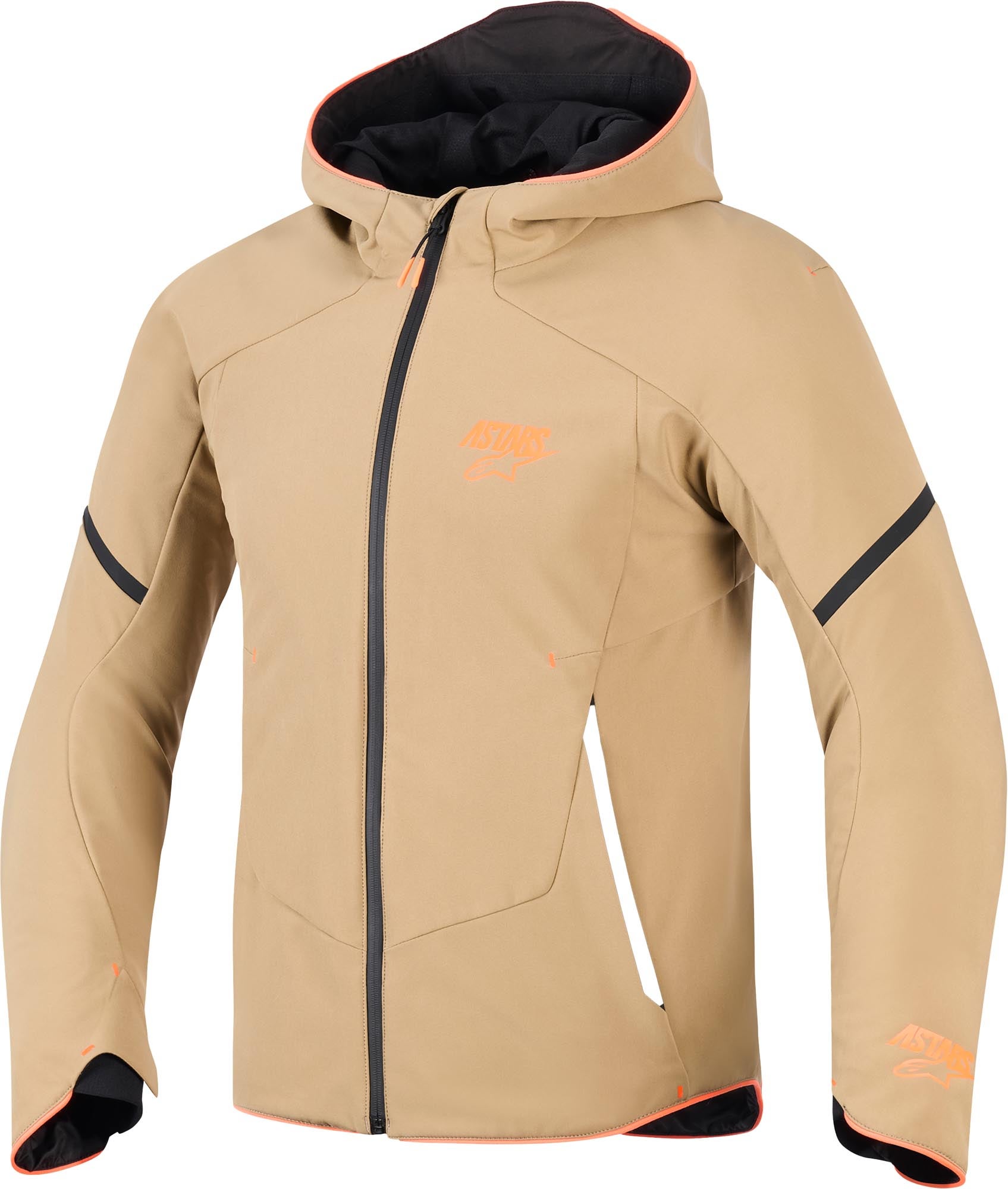 Alpinestars Men's Dark Khaki Aeroshel Waterproof Motorcycle Textile Jacket