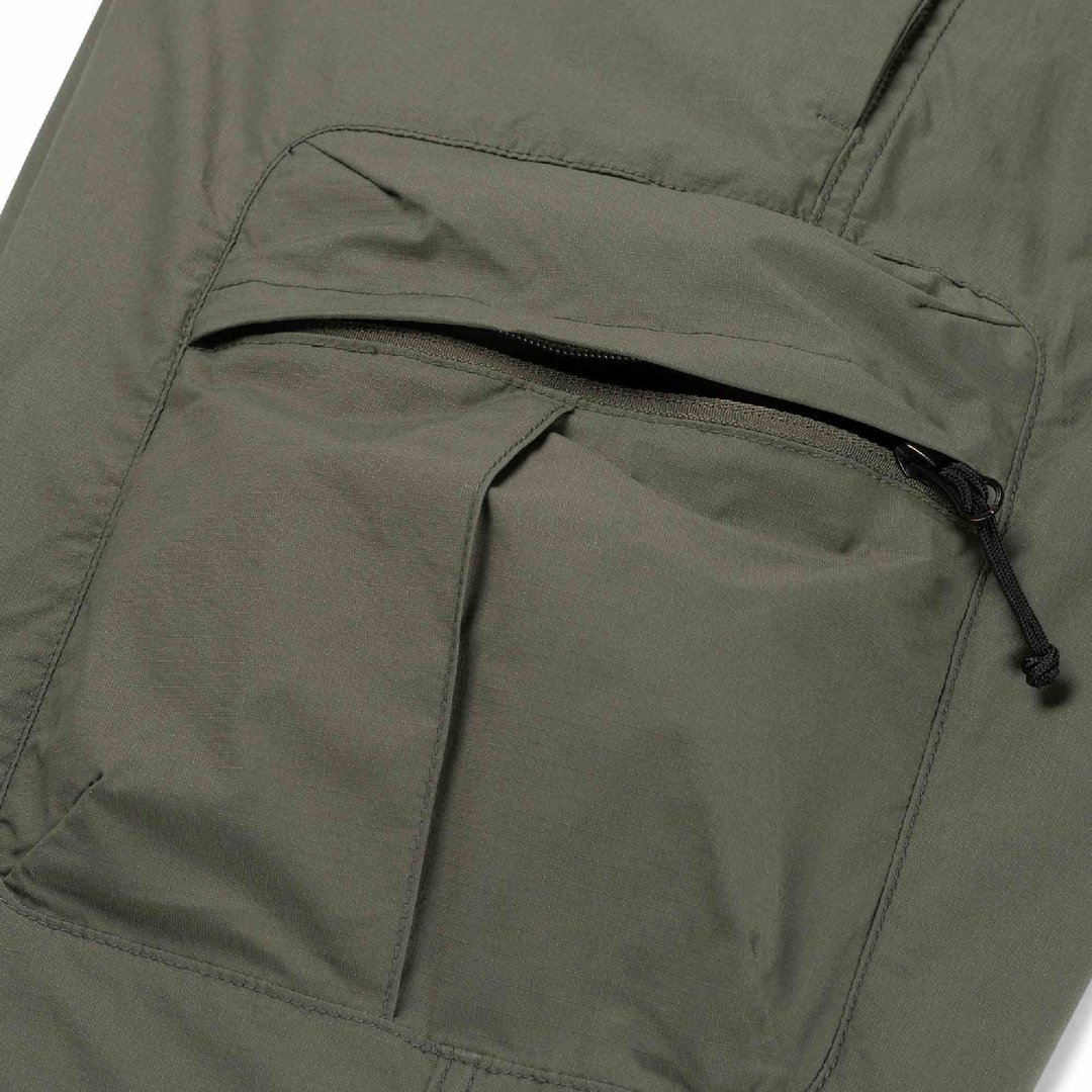 Side view of Vintage Industries Ismael Textile Pants