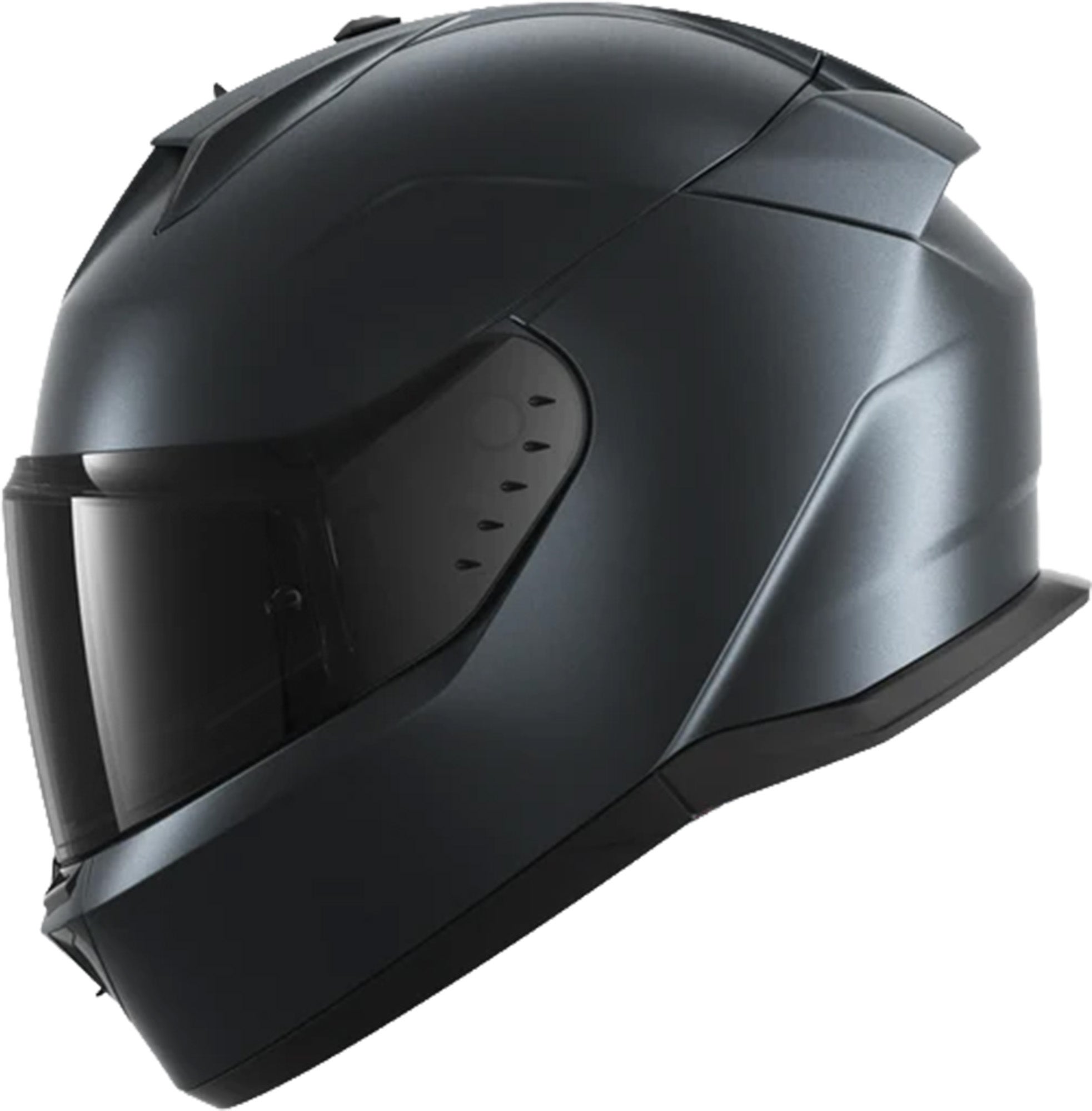 Side view of Shark D-Skwal 3 Dark Shadow Edition Mat Helmet