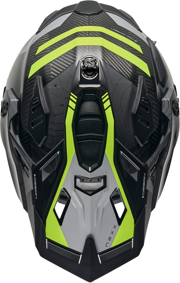 Nexx X.WED 3 Furka Carbon Motocross Helm grau/neon-gelb XXL (63/64) Abbildung 2