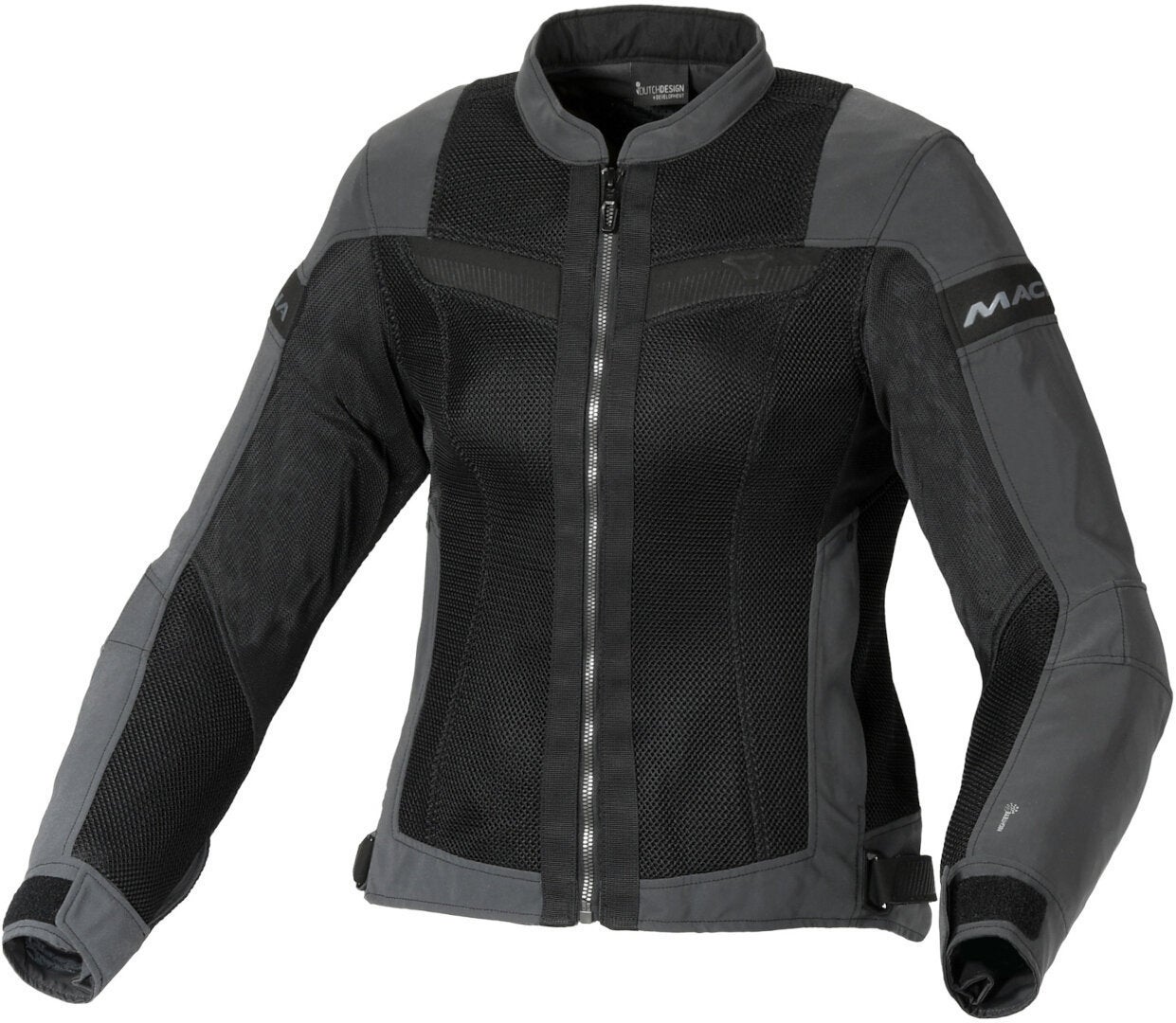 Macna Velotura NightEye: giacca da moto in tessuto da donna