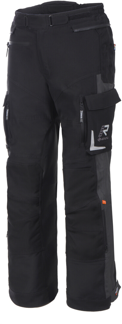Rukka Ventu-R pantaloni impermeabili pentru textile de motocicletă negru/gri închis Long 48 Figura 1