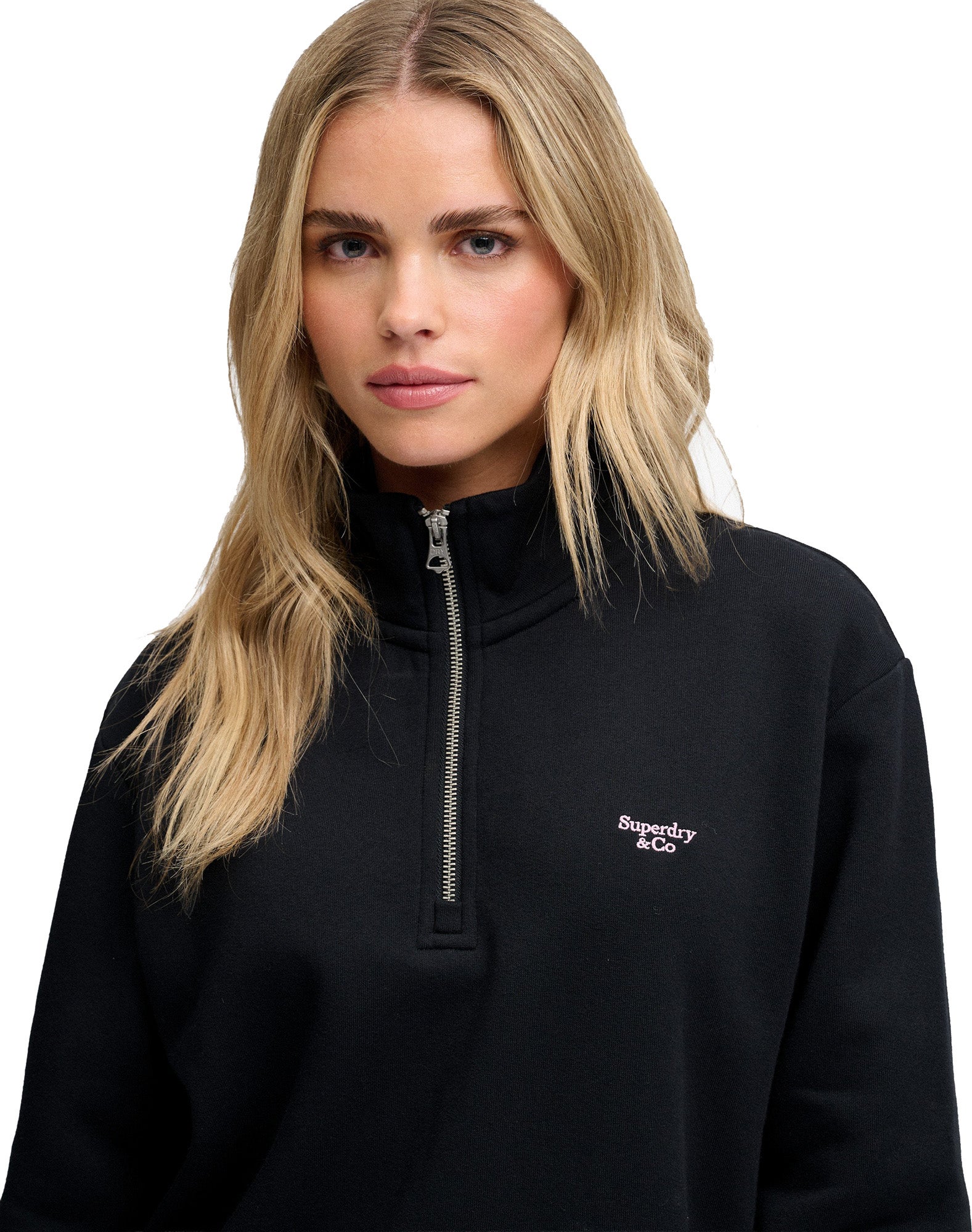 Superdry & Co Signature Ladies Sweatshirt navy L Figure 3
