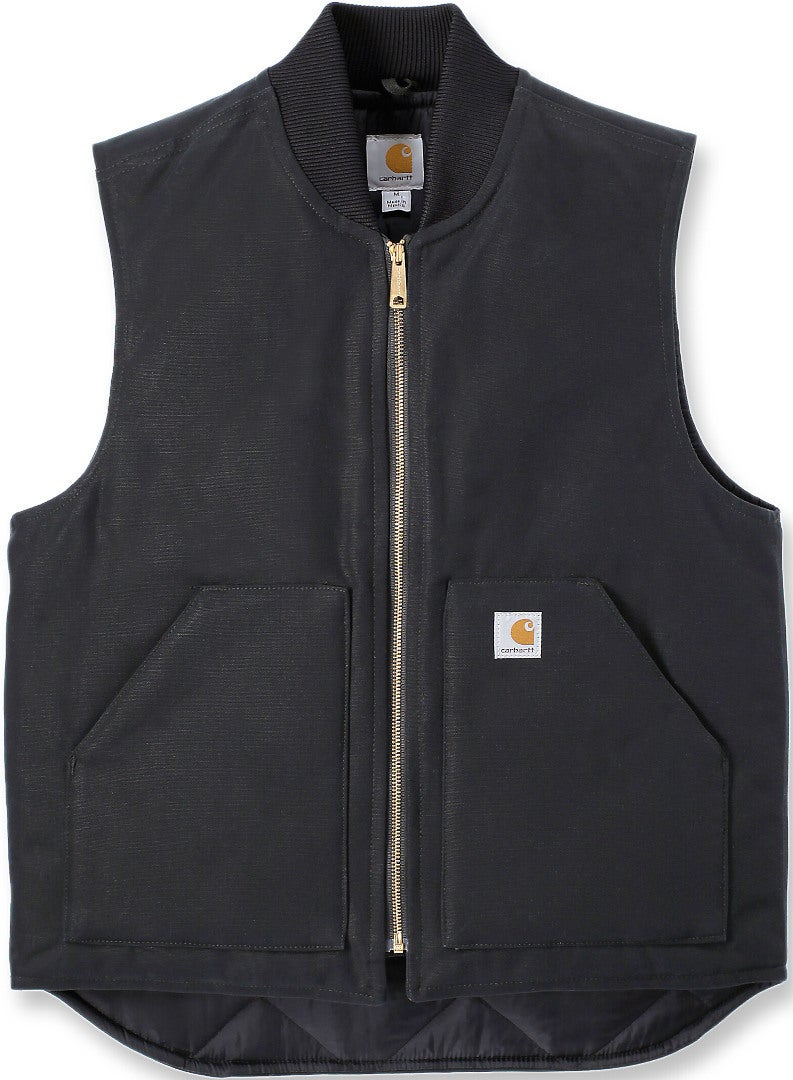Carhartt Relaxed Fit Firm Duck Insulated Rib Collar Chaleco negro 3XL Figura 1