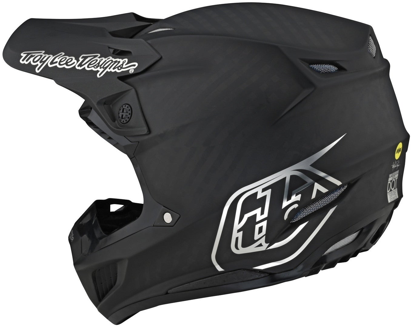 Troy Lee Designs SE5 Stealth Carbon Casco da motocross S (55/56) Figura 3