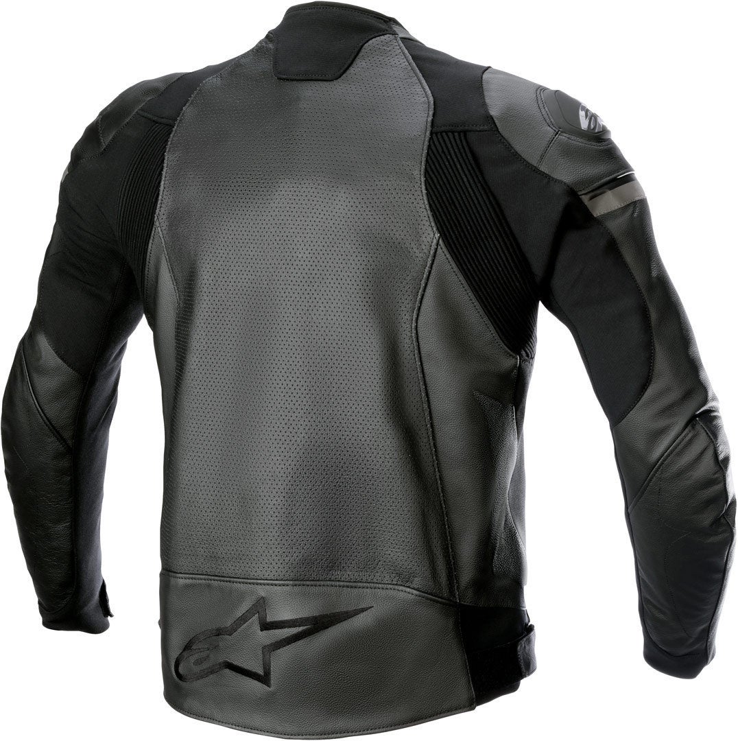 Alpinestars GP Force Airflow Motorfiets lederen jas zwart/zwart 58 Figuur 2