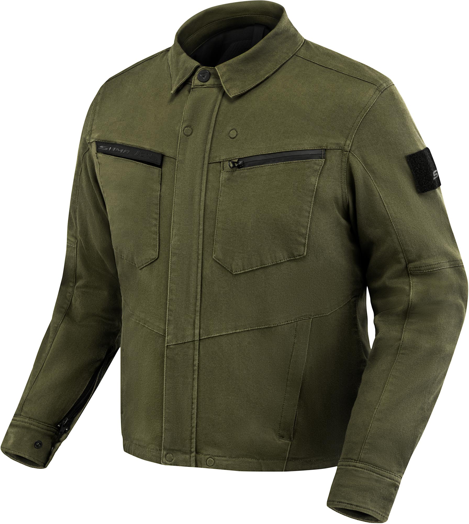 SHIMA Giro Veste textile moto Kaki S Figure 1