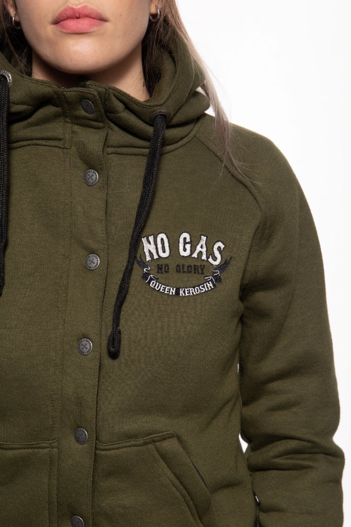 Queen Kerosin No Gas No Glory Adventure Ladies Jacket S Figure 7