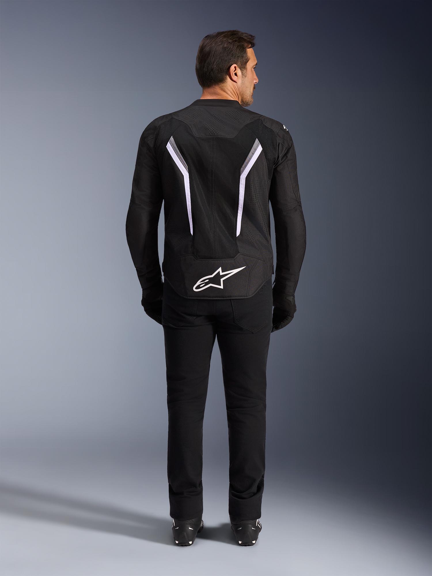 Alpinestars AST V3 Air perforated Motorcycle Textile Jacket black/grey/white XL Figure 7