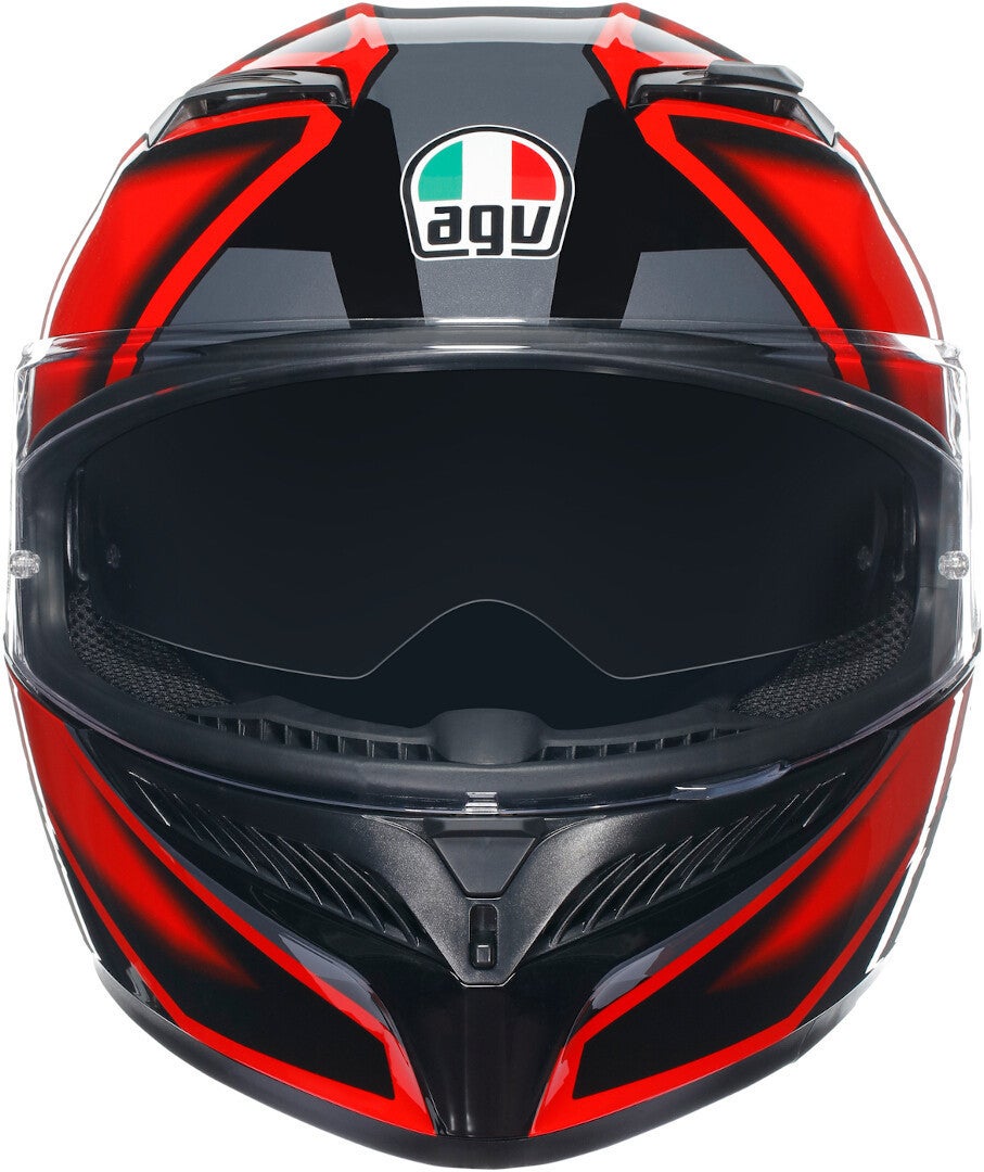 AGV K3 Compound Hjelm sort/rød M (57/58) Figur 7