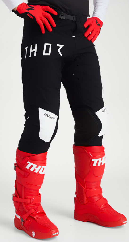 Thor Sportmode Strike Motocross bukser Sort/hvid 31 Figur 9