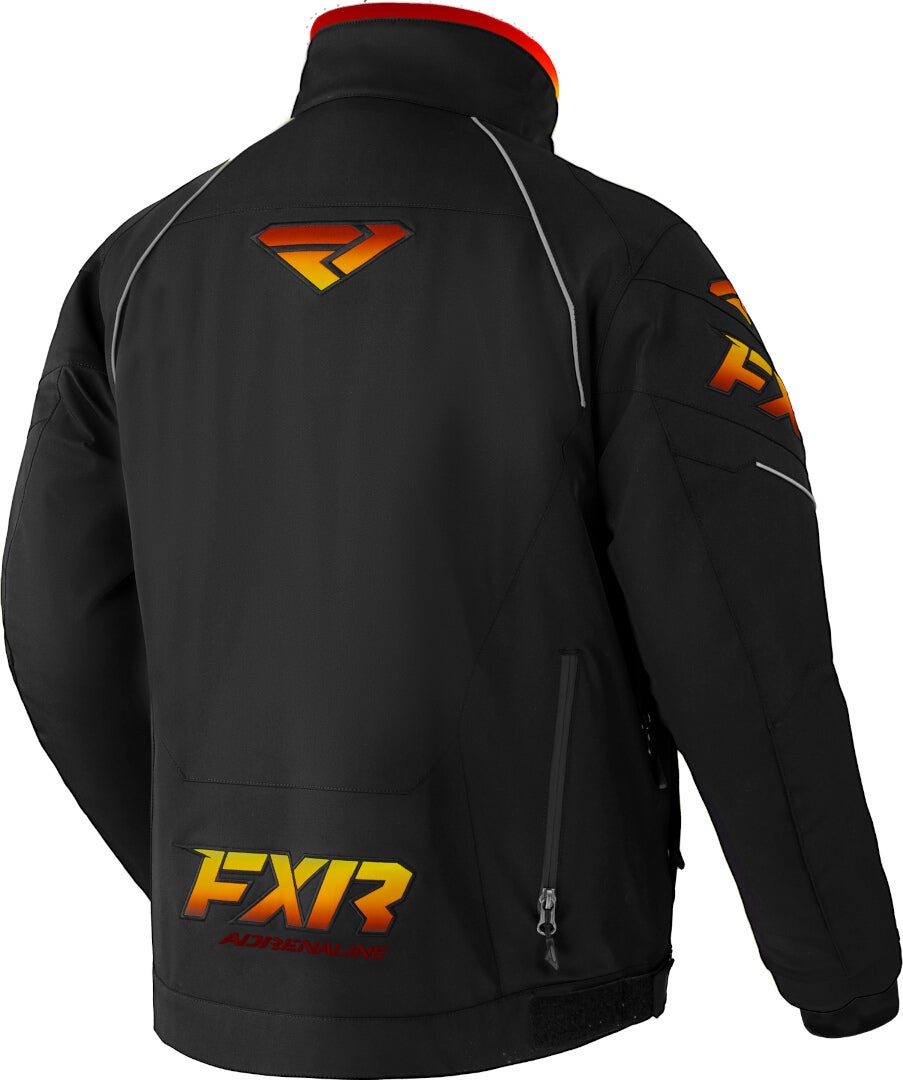 FXR Adrenaline 2-in-1 2023 Snowmobile Jacket black/orange XL Figure 2