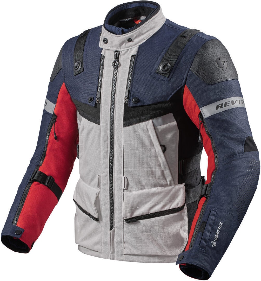 Revit Defender 3 GTX Motorcycle Textile Jacket red/blue M Figure 1