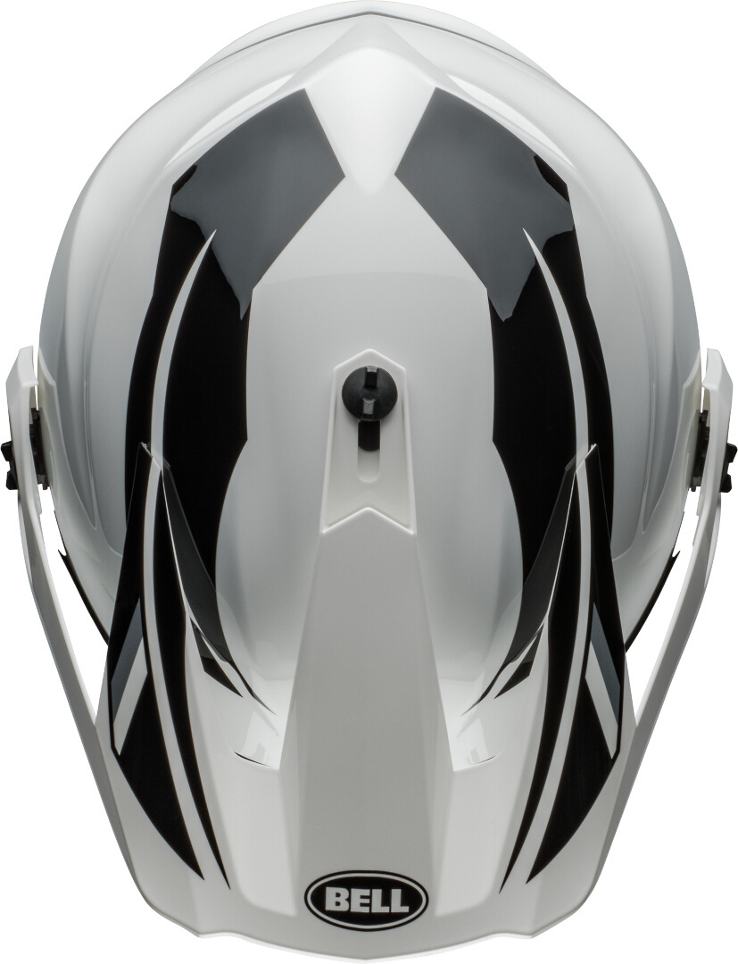 Bell MX-9 Adventure MIPS Alpine Motocross hjälm vit/svart Förlust (59/60) Figur 7