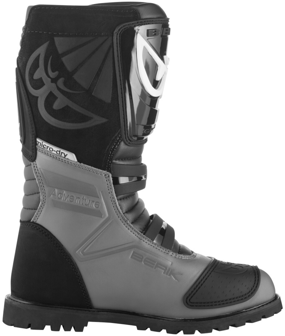 Berik All Terrain Adventure Motorcycle Boots black/grey 48 Figure 3