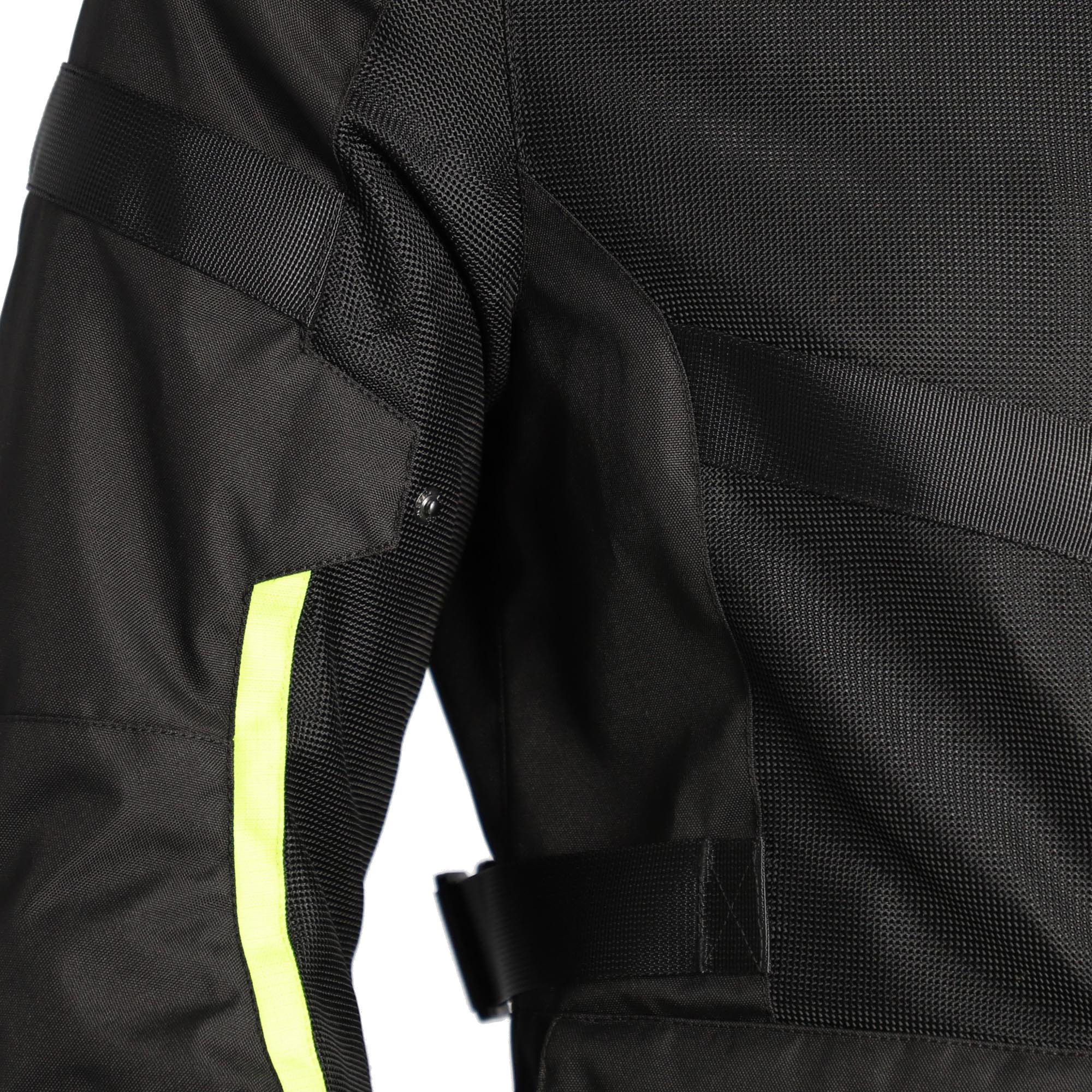 Acerbis Ramsey Vented Long Motorcycle Textile Jacket black/yellow XXL Figure 9