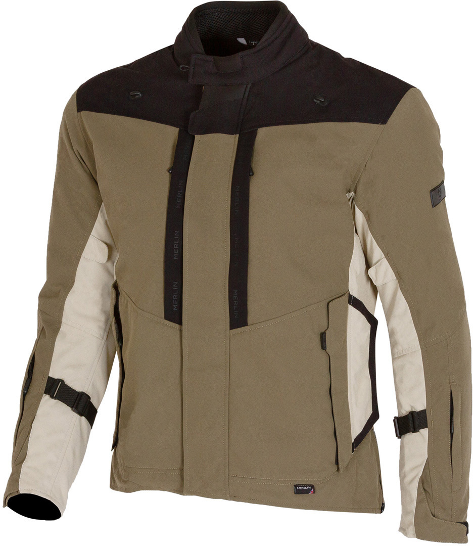 Merlin Borderlands D3O Motorcycle Textile Jacket green 3XL Figure 1