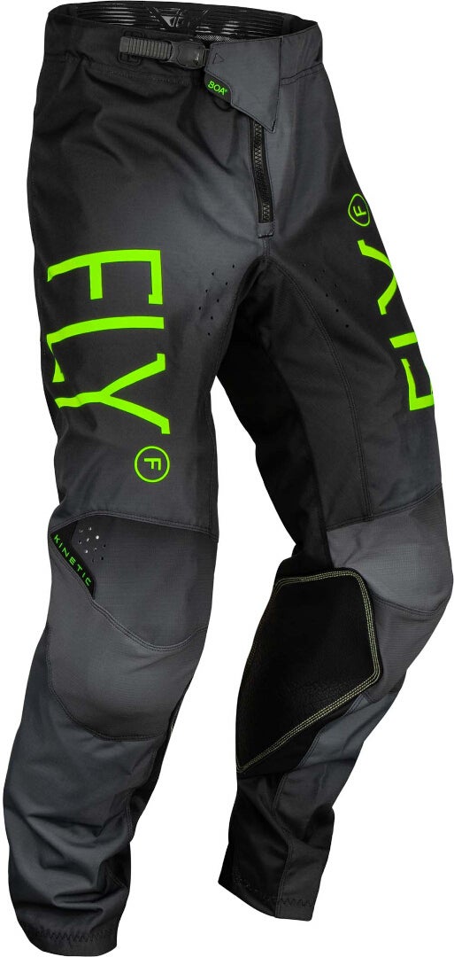 Fly Racing Kinetic Prodigy 2024 Motocross bukser til børn sort/grøn 26 Figur 1
