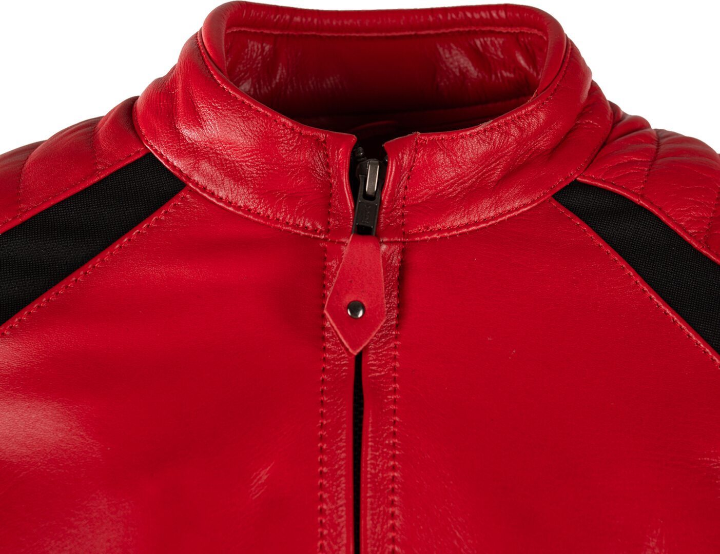 Rusty Stitches Donna 女士機車皮夾克 红/黑 42 图5