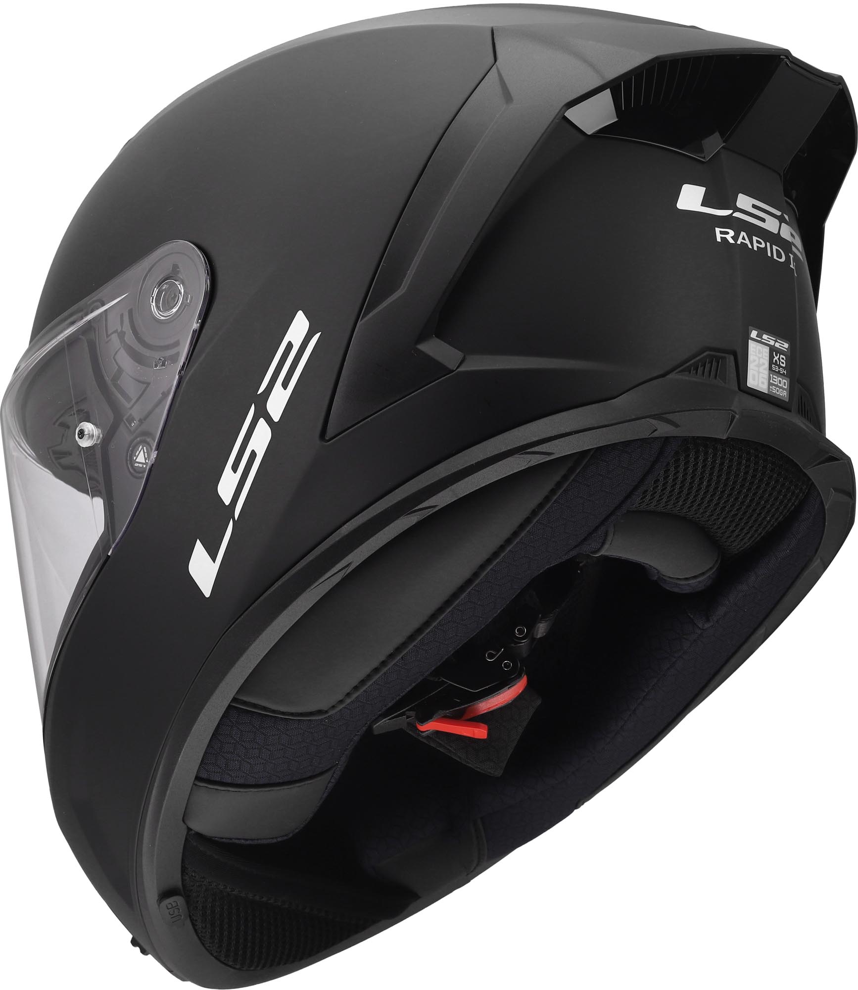 LS2 FF820 Rapid III Helm Black Matt M (57/58) Figuur 12