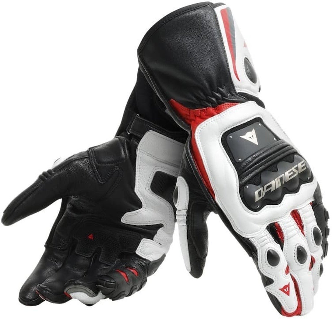 Dainese Steel-Pro Motorcykel handsker sort/hvid/rød M Figur 1